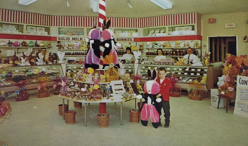 Cordens Candy Carousel - Vintage Postcard